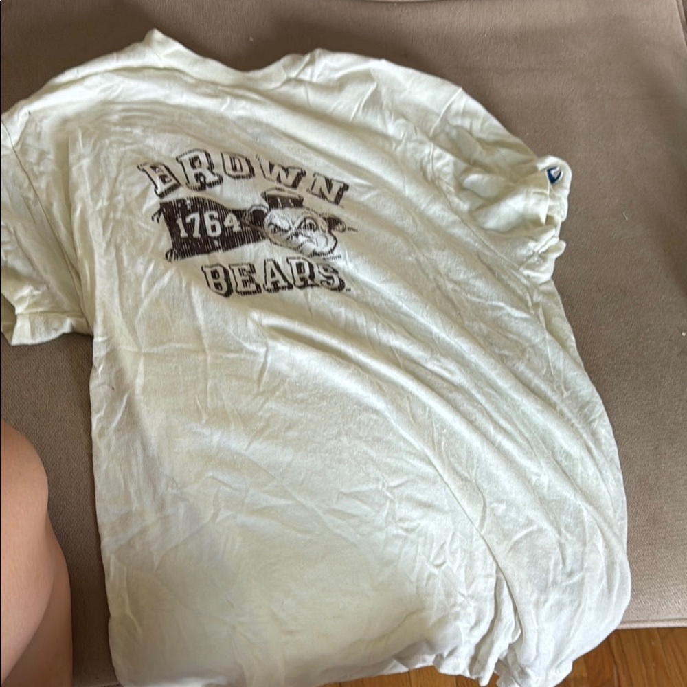 Champion soft Brown Bears Graphic T-Shirt - Cream